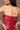 Top Envole dentelle framboise