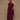 Robe écharpe Fatale bordeaux
