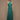 Robe écharpe Fatale vert émeraude portée